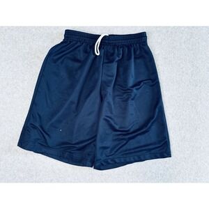 A4 Athletic Shorts Men's Navy‎ Blue Basketball Mesh - Vintage - Medium Read